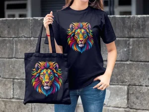 dtf shirt and tote